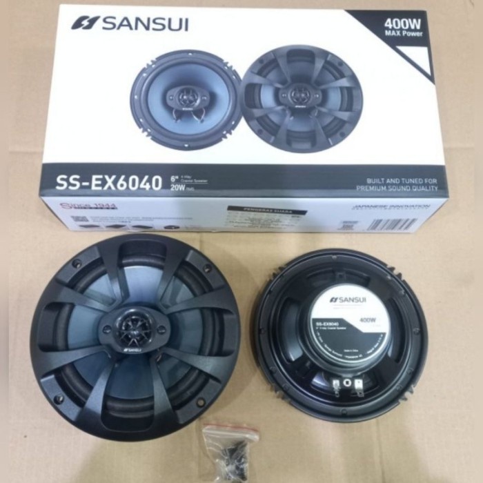 speaker coaxial/pintu mobil 6 inch sansui ss-ex 6040 4 way