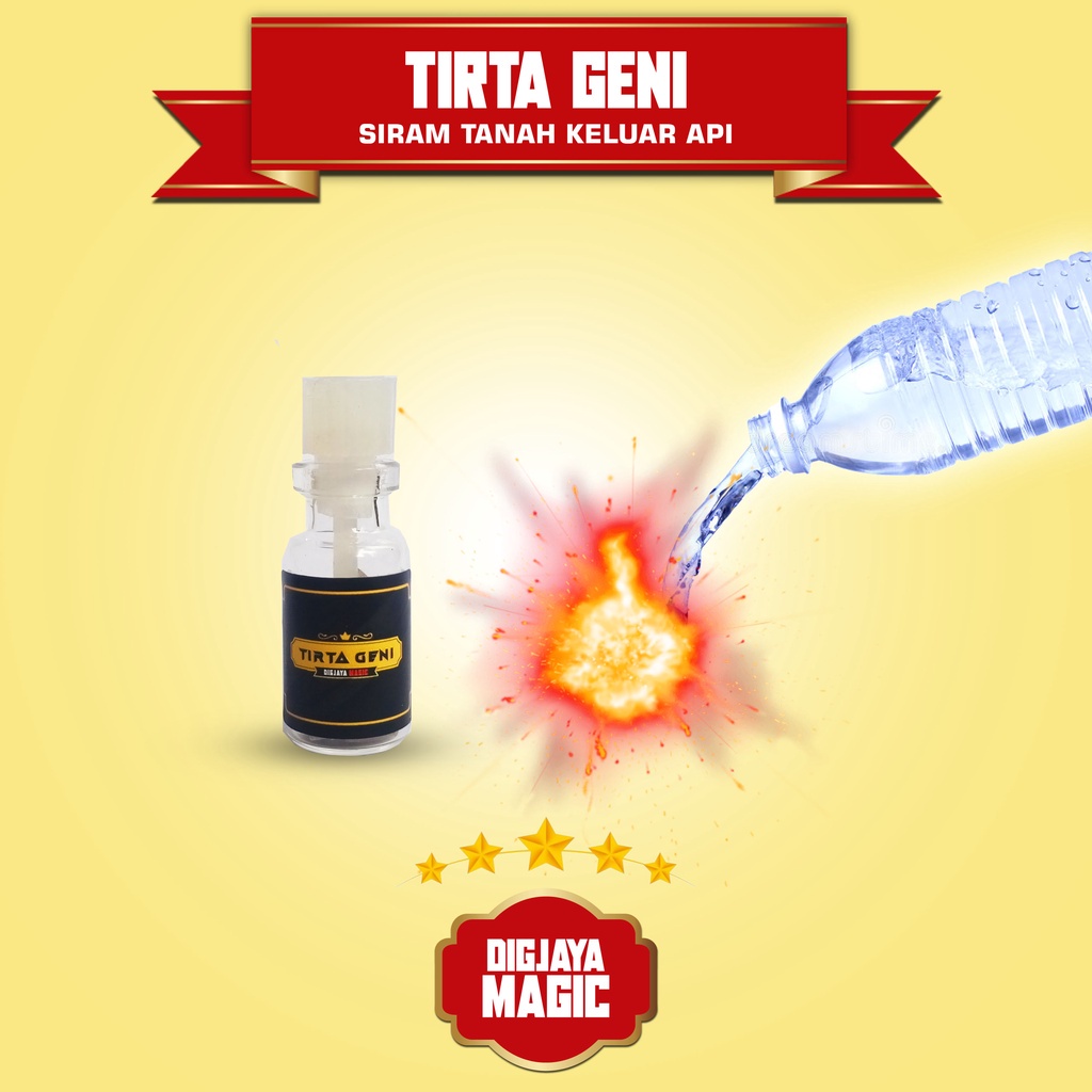 CV54RF ALAT SULAP TIRTA GENI SIRAM TANAH KELUAR API - SULAP MISTIK - DIGJAYA MAGIC