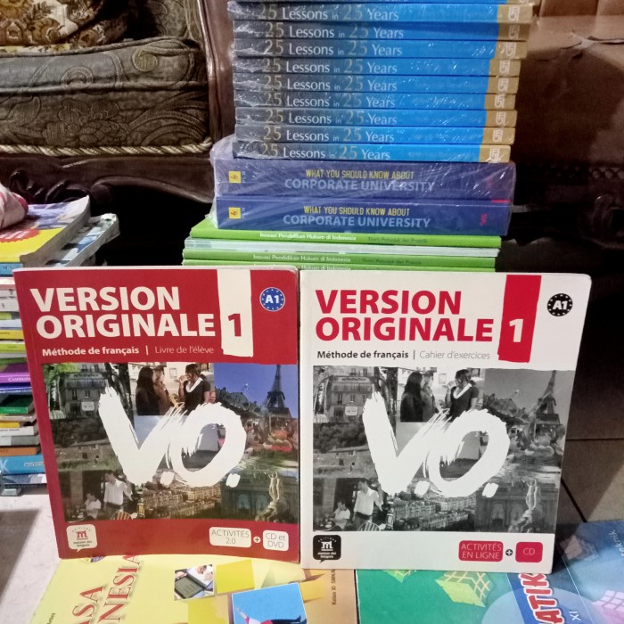 VERSION ORIGINALE1 METHODE DE FRANCAIS LIVRE DE L'ELEVE + CAHIER DEXER