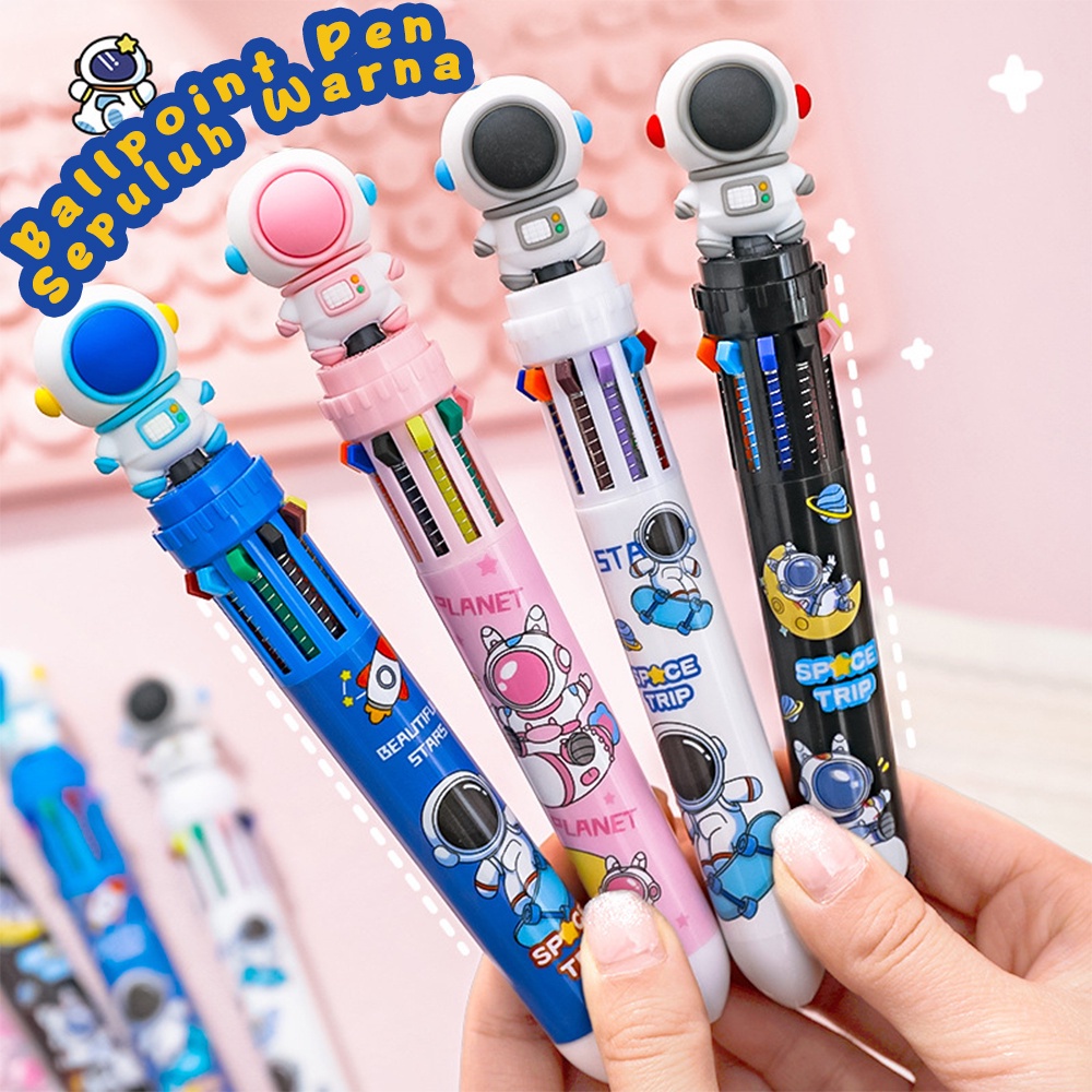 

PULPEN KARAKTER ASTRONOT 3D 10 WARNA / PULPEN MEKANIK KARAKTER ASTRONOT3D LUCU