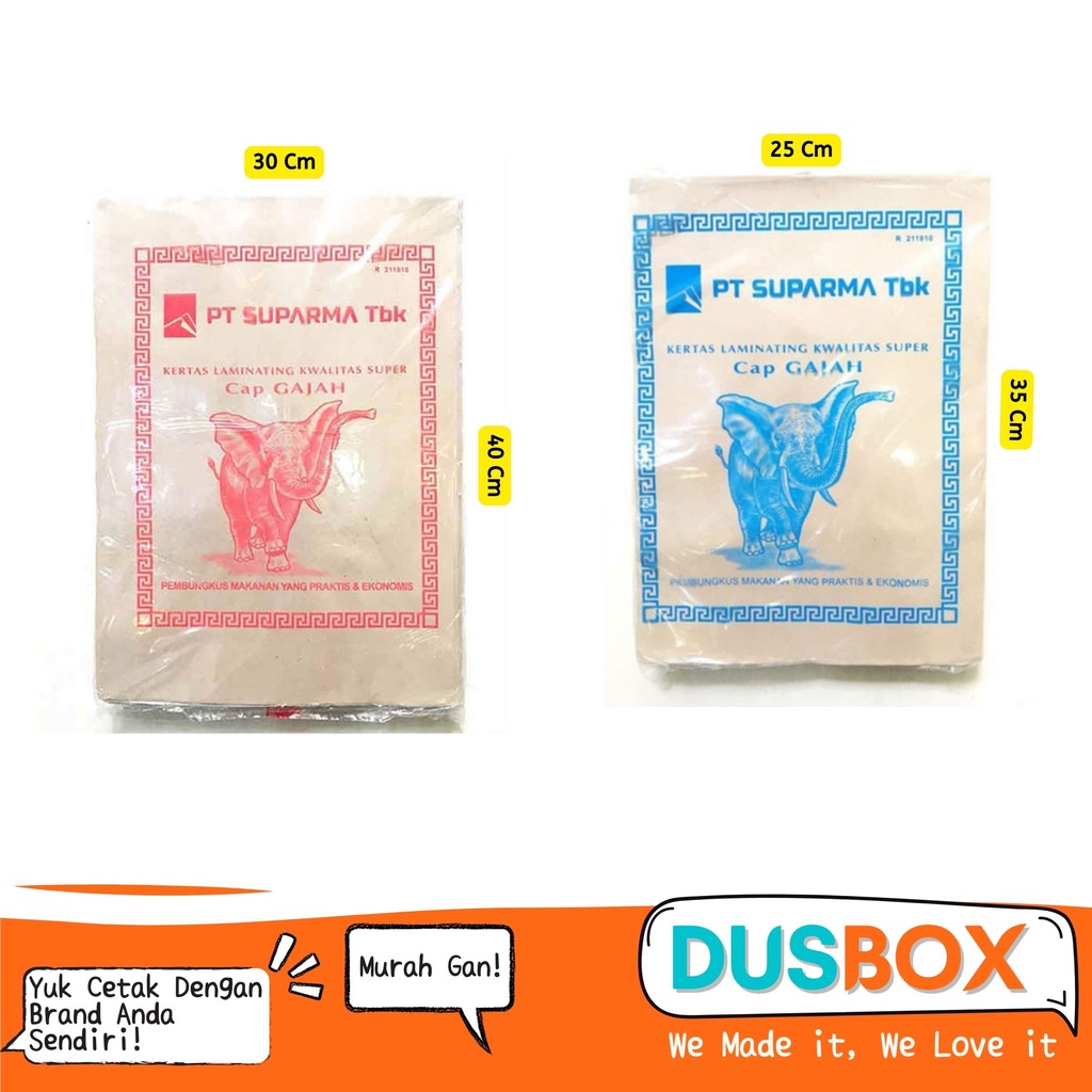 Kertas Nasi Coklat 250 Lembar / Alas Nasi Coklat / Kertas Pembungkus Nasi / Kertas Nasi Goreng