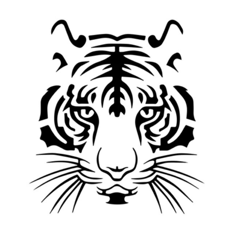 Stiker Mobil sticker skotlet harimau Aksesoris Mobil