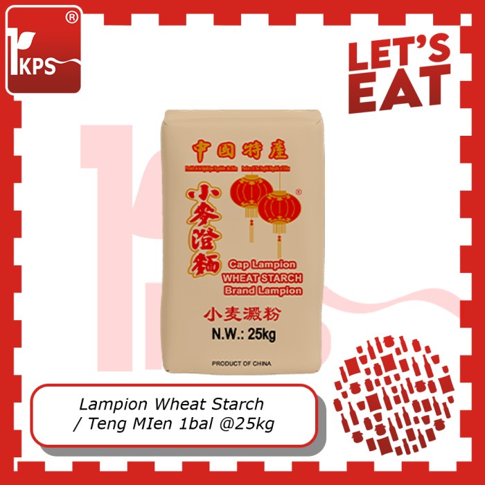 

[Big Sale] (Khusus Instan Kurir) Teng Mien / Wheat Starch 1bal @ 25kg "Lampion