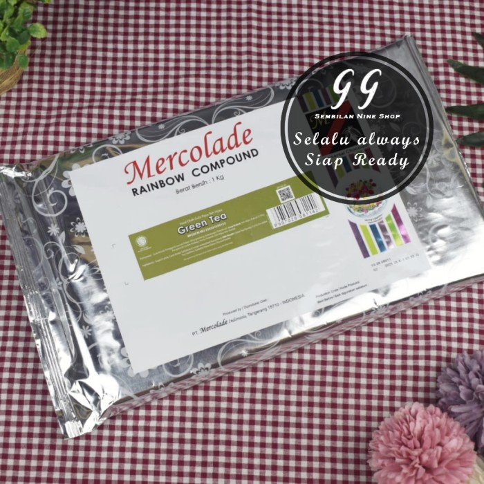 

[Big Sale] MERCOLADE GREEN TEA Compound 1 KG The Hijau Greentea Chocolate