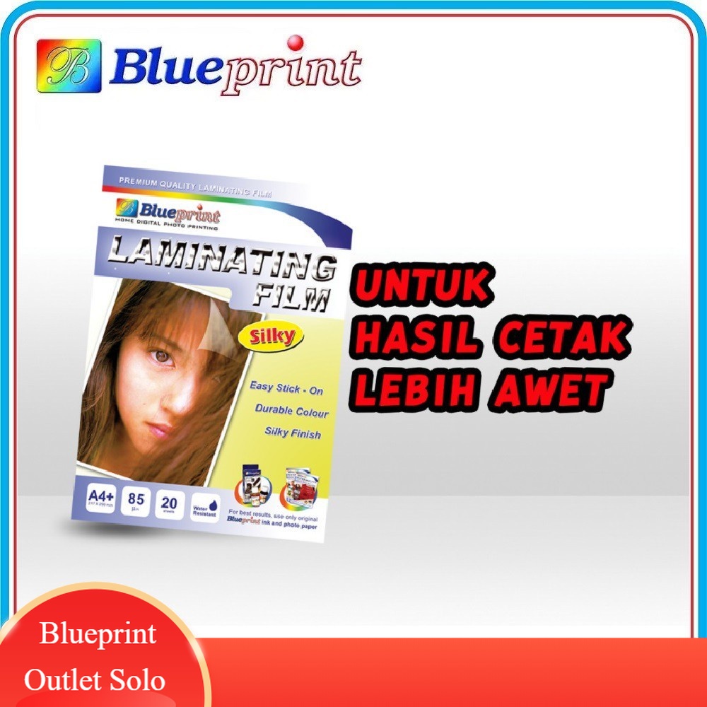 

Blueprint Laminating Film Silky Doff Laminasi A4 Matte Blueprint Outlet Solo