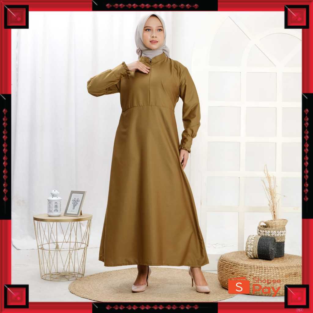 12.12 SERAGAM SALE / DRESS PEMDA TOYOBO GAMIS WANITA HITAM PUTIH, SERAGAM PEMDA / PNS/GURU