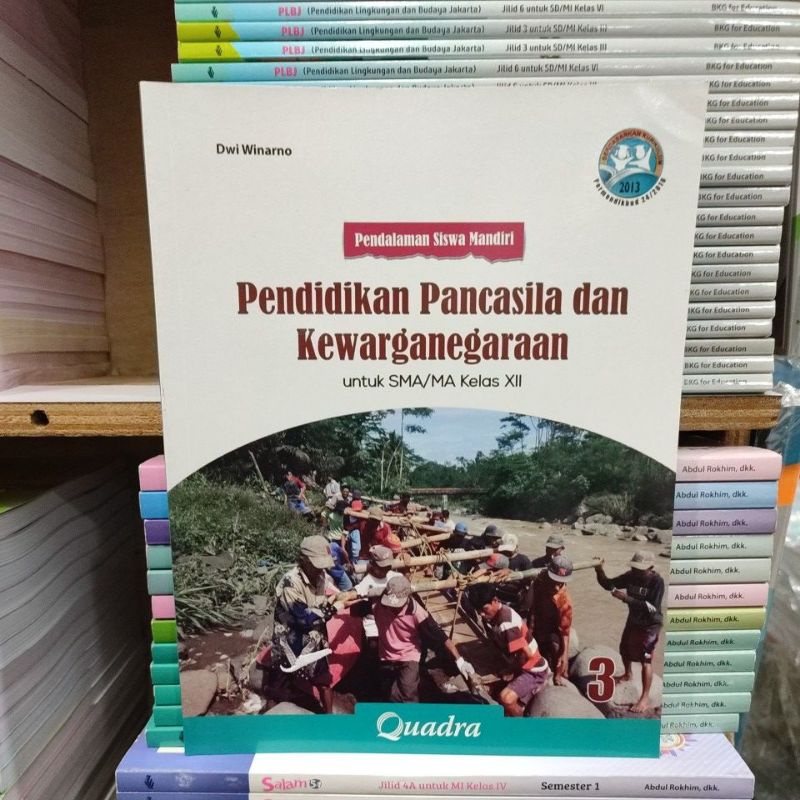 Buku PSM PPKN untuk SMA/MA kelas XII Quadra