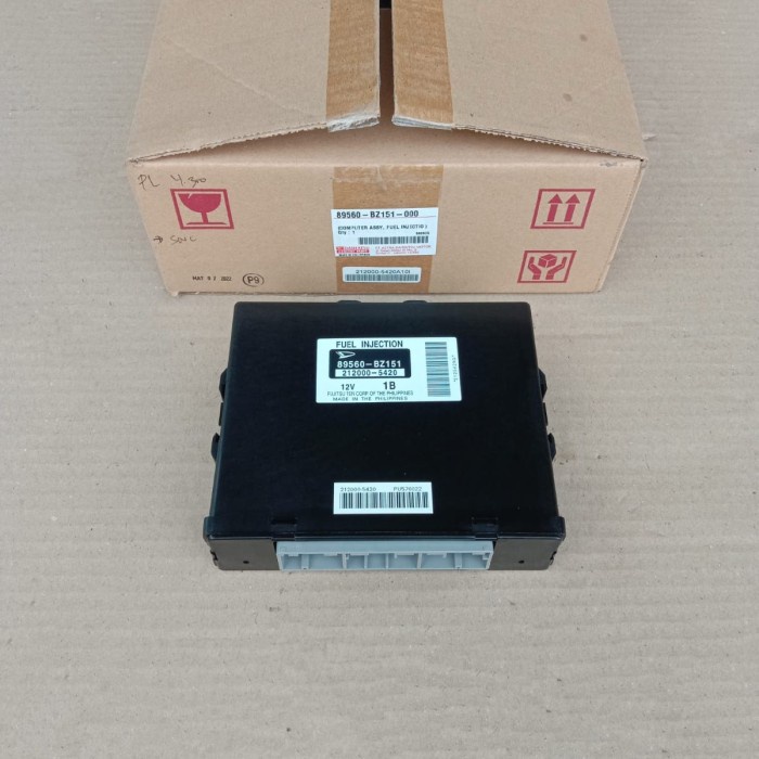 Ecu Ecm Komputer Toyota Avanza Xenia 13 1300cc 2007-2011 89560-BZ151 = 89560-BZ150