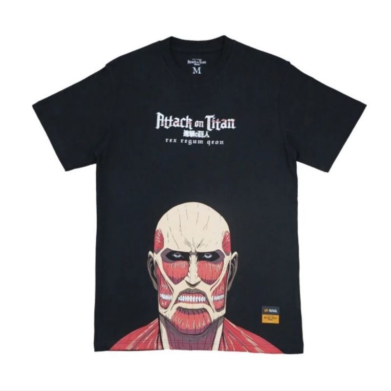 Kaos Baju Tshirt RRQ x Attack on Titan Wall Titan Original High Quality
