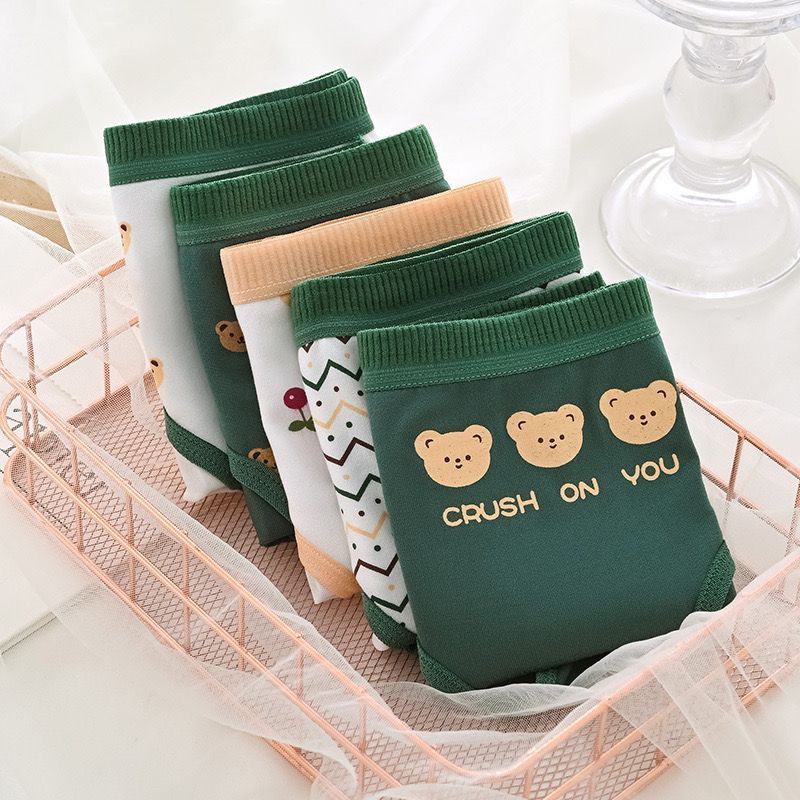 Eiffmall - CD wanita Celana Dalam Wanita Motif  Karakter Kartun Lucu Pakaian Dalam Remaja CD96