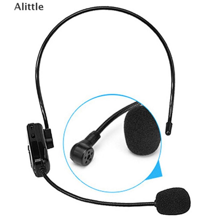 Alittle 10pcs Busa Spons Cover Microphone Headset Praktis Warna