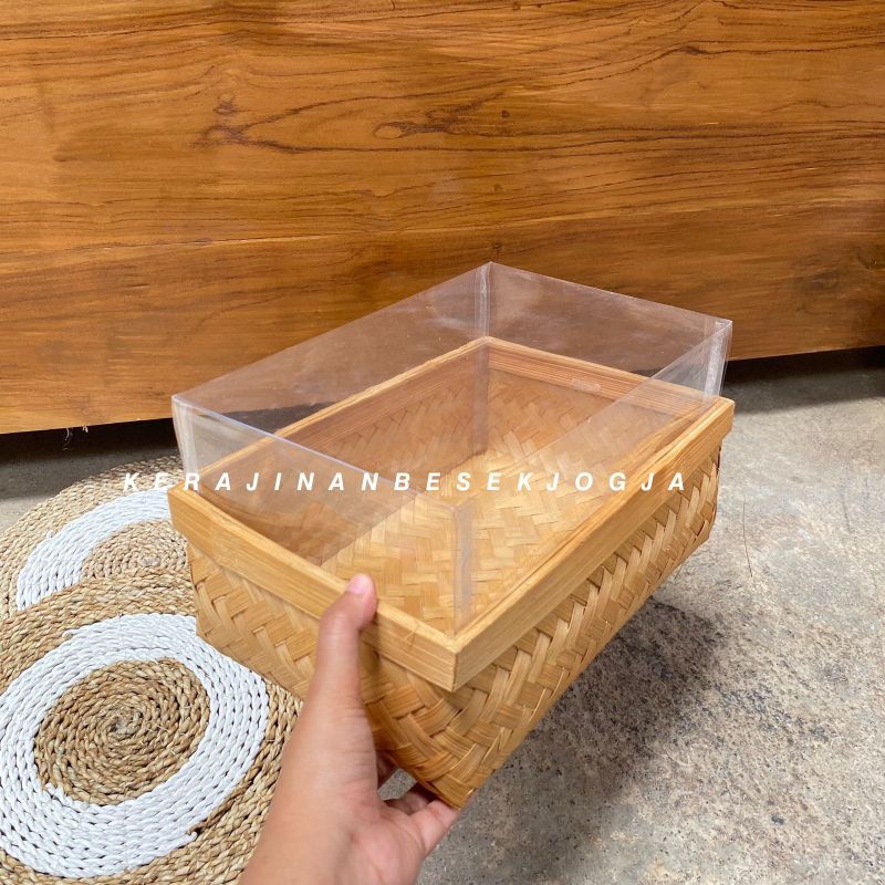 

COD GARANSI TERLARIS BESEK MIKA 29X18 T MIKA 16CM / besek hantaran besek murah besek mika box mika box seserahan