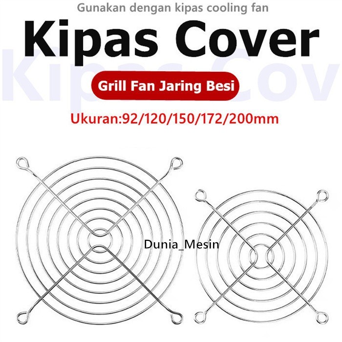 5PCS Grill Fan Cover Grill Kipas Kawat Metal Grill Besi Jaring cooling fan