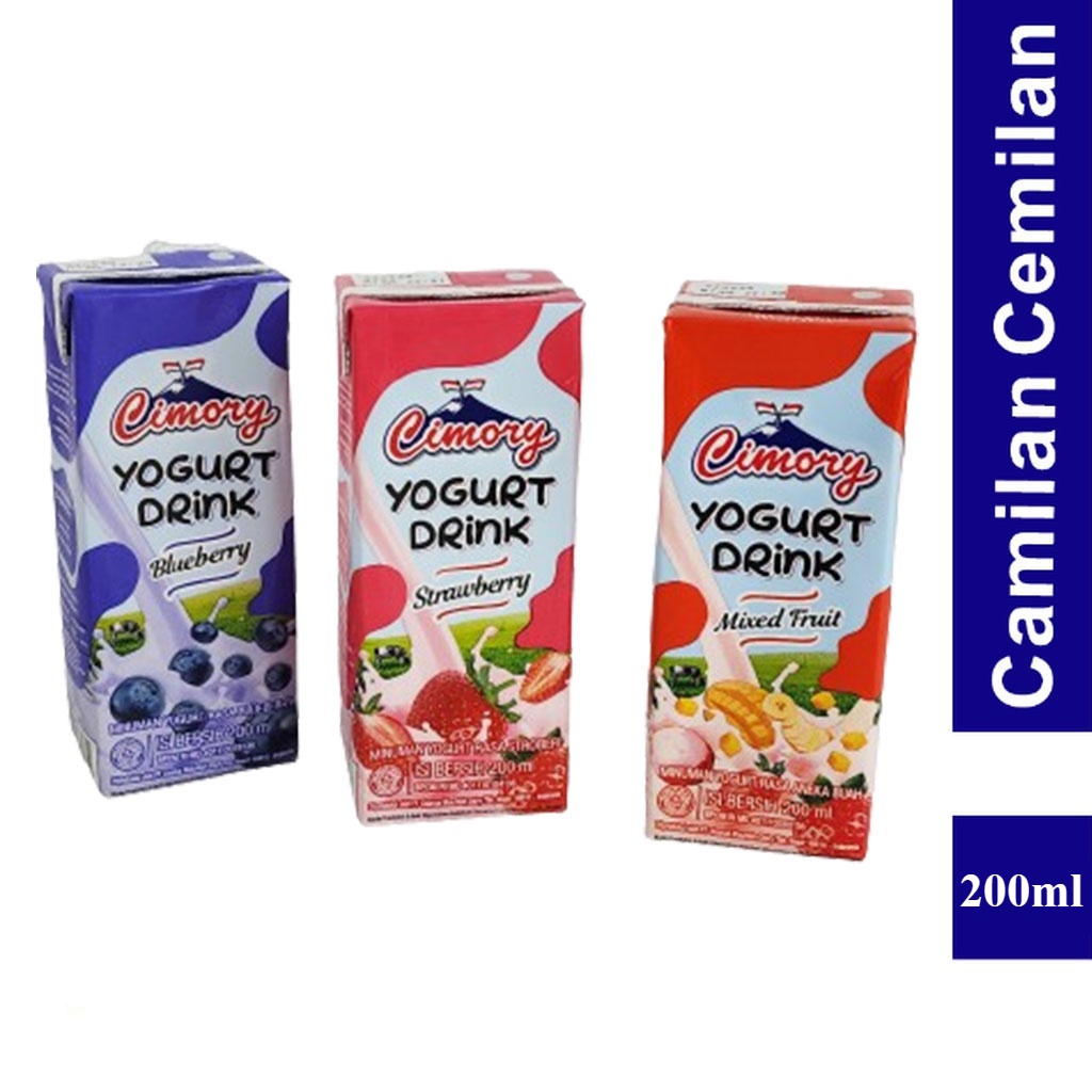 

Cimory Yogurt Drink Blueberry Strawberry Mixed Fruit 200 ml