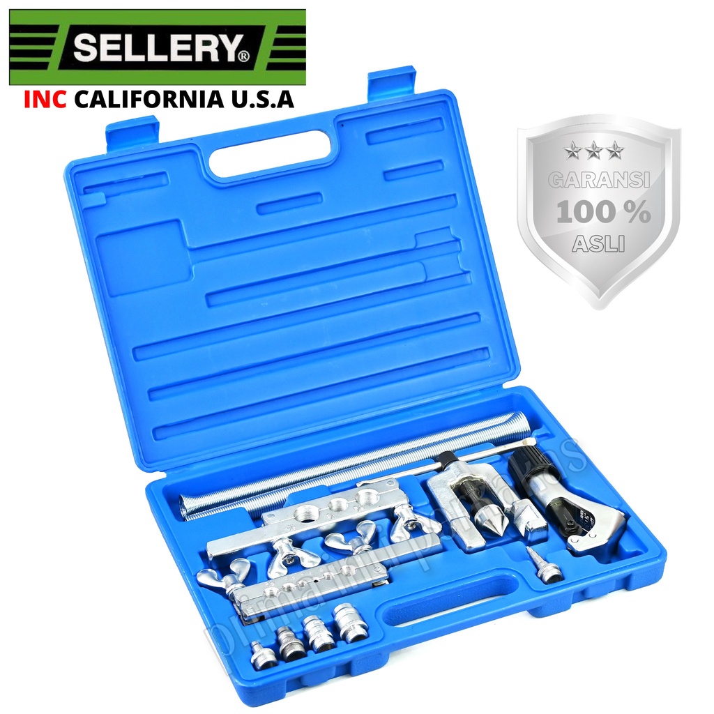 

SELLERY 07-768 TUBING CUTTER + FLARING TOOL KIT - ALAT POTONG PIPA AC