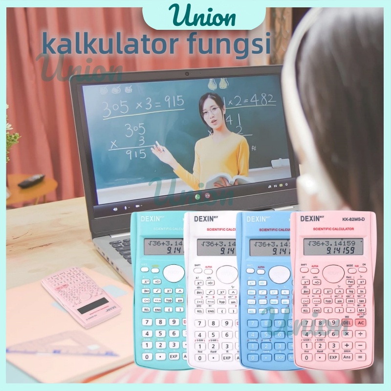 

UM Scientific Kalkulator 24 Fungsi Kalkulasi / Calculator Ujian Sin Cos Tan Function / Alat Hitung / Fisika / Kimia / 3 Warna Scientific Calculator