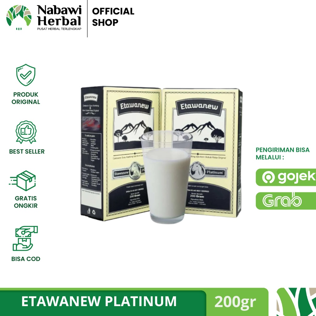 

Etawanew Platinum - Susu Kambing Etawa Kualitas Terbaik Mengatasi Permasalahan Tulang Dan Sendi Original