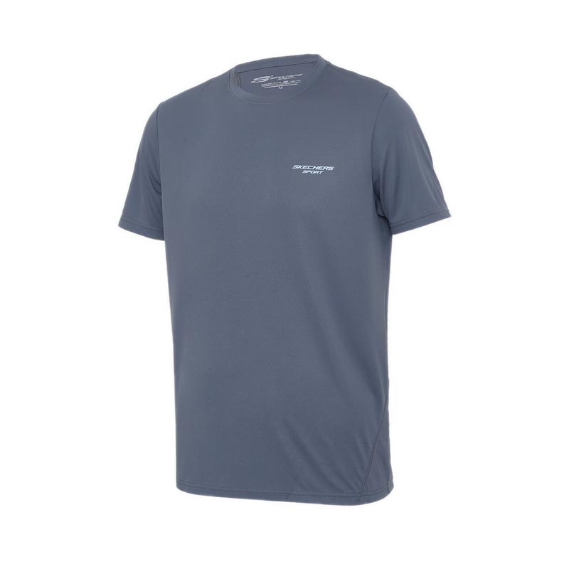 Skechers Men Running T-Shirt -Grey