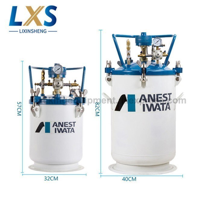 

Japan ANEST IWATA PT-10DM 10L Pneumatic Stirring Pressure Barrel new