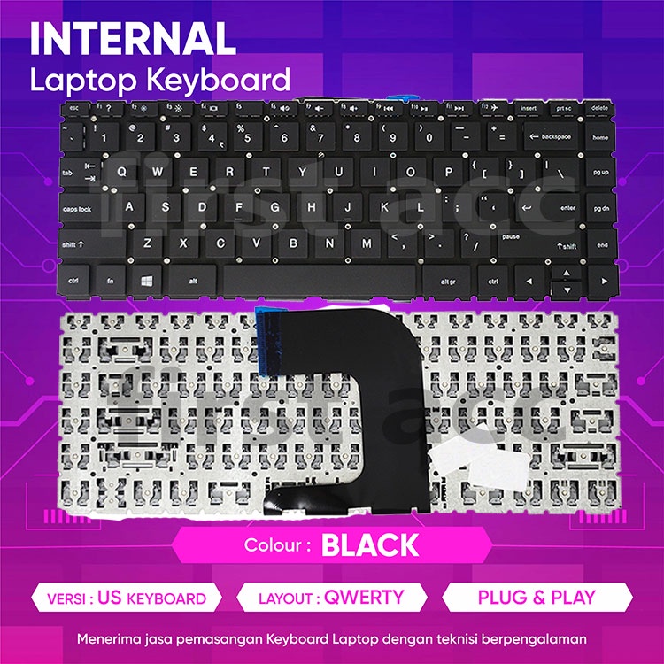 Keyboard Laptop HP 14-AC003TX 14-AC003TU 14-AC004TX New