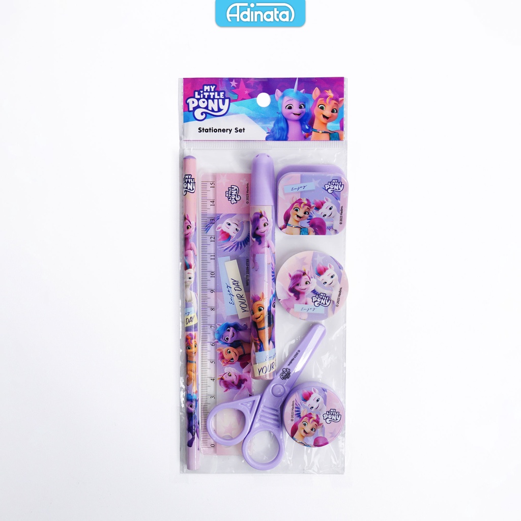 

My Little Pony stationery set 7 pcs 2329-2733 / paket alat tulis / alat tulis karakter - Adinata