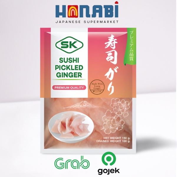 

SK Sushi Pickled Ginger Pink 150g - Sushi Gari Made In Japan