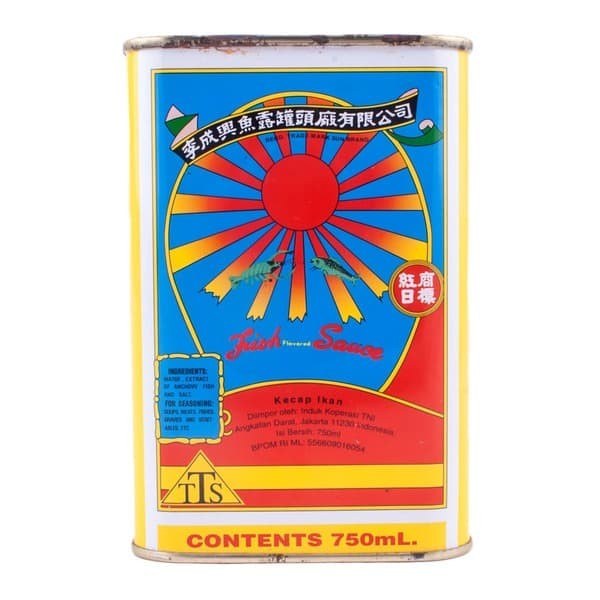 

Kecap Ikan Cap Matahari Kaleng 750ml
