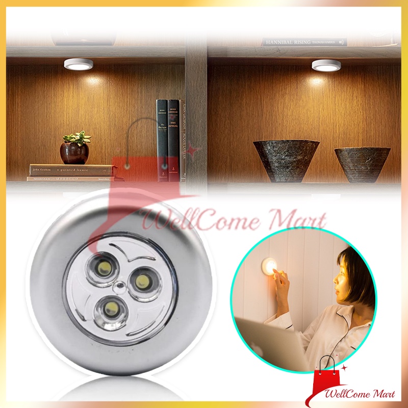 Lampu Sensor Sentuh Stick Lamp LED / Sensor Sentuh Stick Touch Lamp LED / Stick N Click 3 LED Emerge