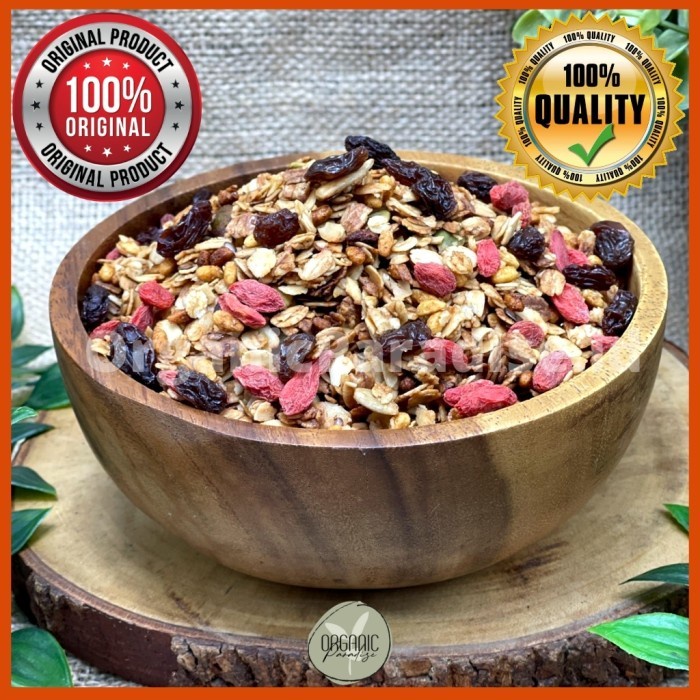 

✨PROMO✨ -Granola Honey Mix 500 Gram Organic Paradise