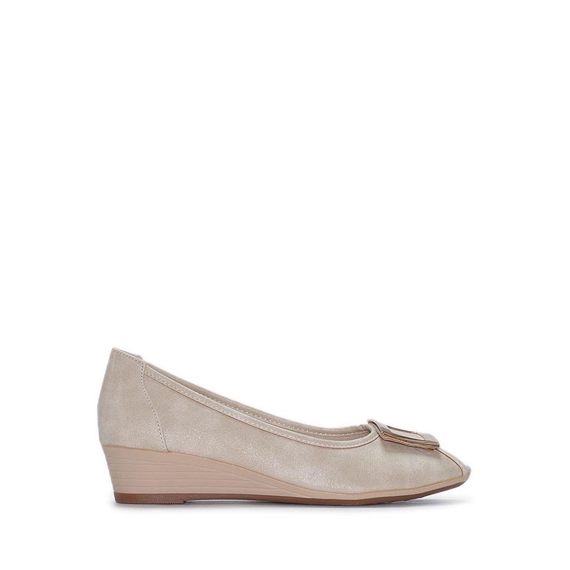 Payless Chrissie Womens Jane Comfort Flats - Beige_15