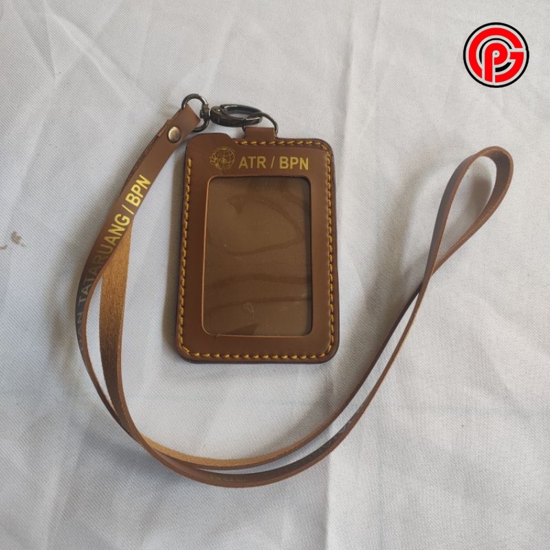 Best Seller Lanyard Kulit ATR / BPN / Lanyard Kulit Kementerian ATR BPN / Lanyard Kulit BPN / Lanyar