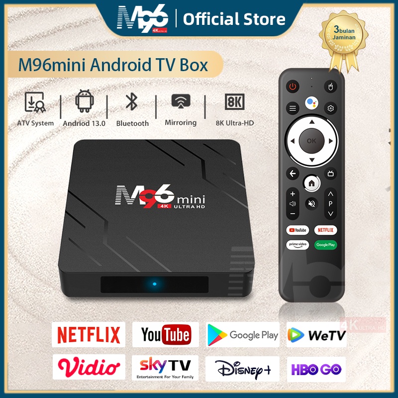 M96 mini Android tv box Android13 m96mini Smart tv box 2GB Ram 16GB Rom tv box android WIFI Bluetooth 4K HD stb tv digital android