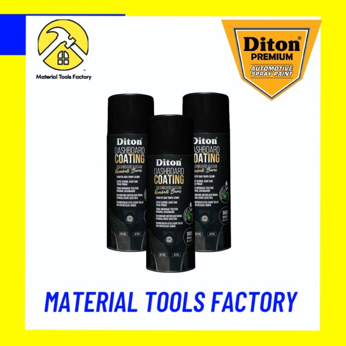Diton Dashboard Coating Black 9800