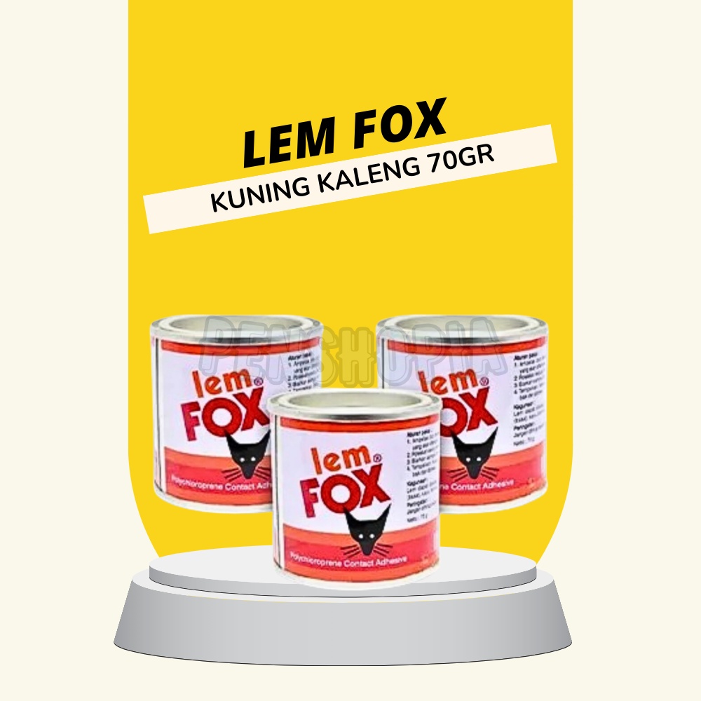 

Lem Fox Kuning Kaleng Serbaguna 70 gr