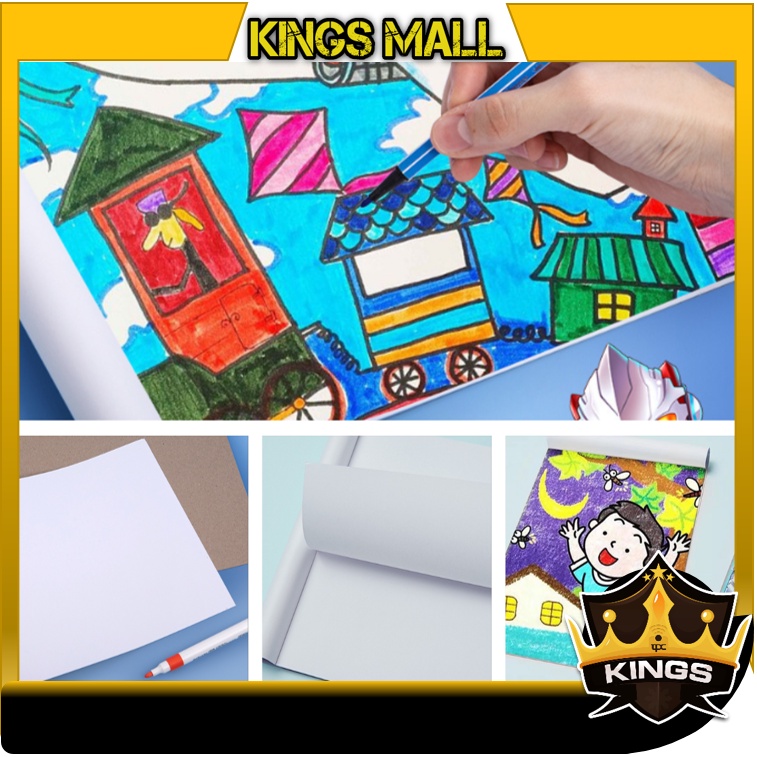 

KINGS - S6116 Painting Book Motif Karakter / Buku Gambar Karakter / Drawing Book Tebal Tidak Tembus / Buku Gambar Lukisan Kertas