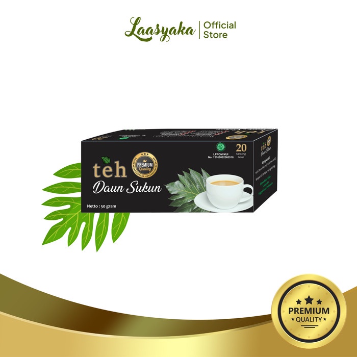 

Ready Teh Daun Sukun Laasyaka Premium Asli