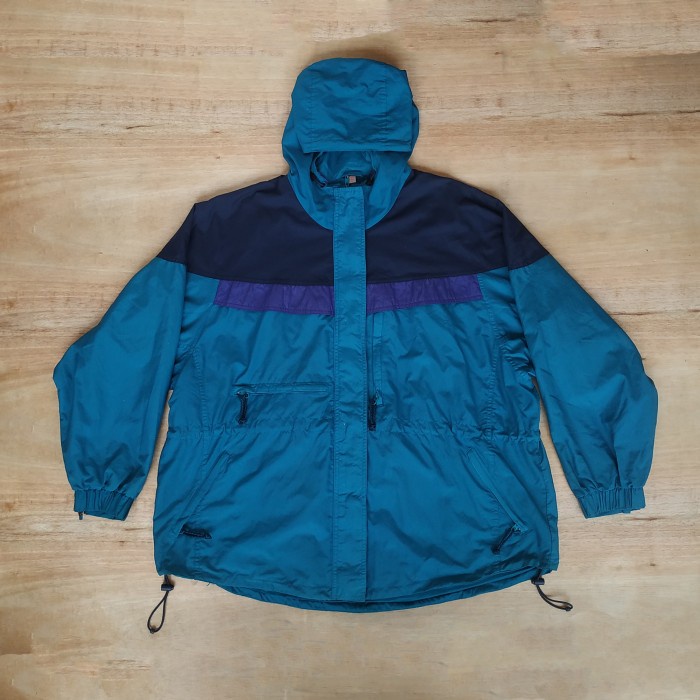 jaket gunung pria vintage Out brook biru