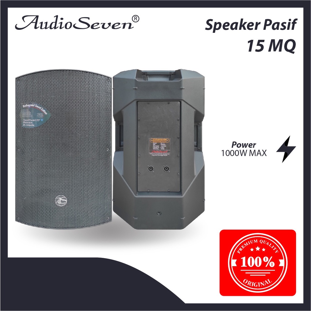 Speaker pasif 15inch audio seven 15 MQ Full Ram 2bh Spk
