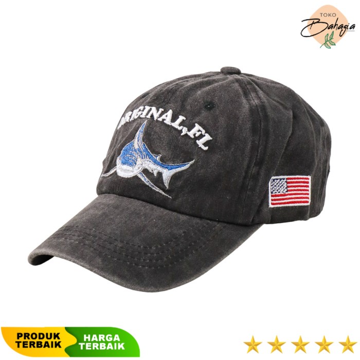 Topi Baseball Cap Model Shark Original FL