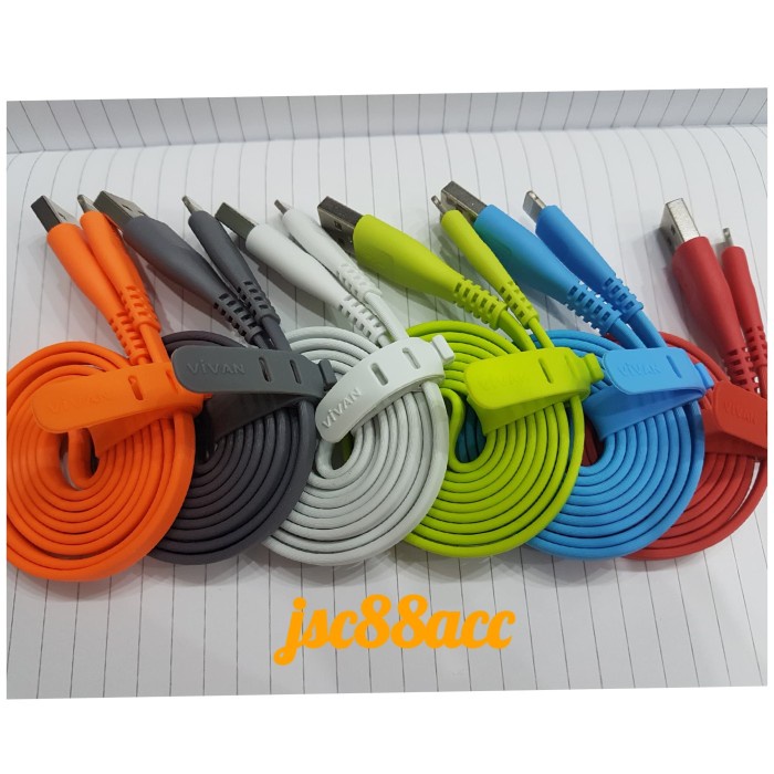 kabel charger casan vivan original iphone ios