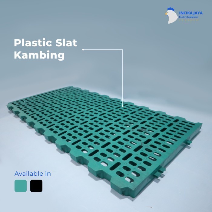 PLASTIK SLAT KAMBING HIJAU DAN HITAM - ALAS KANDANG UNTUK KAMBING - Hijau