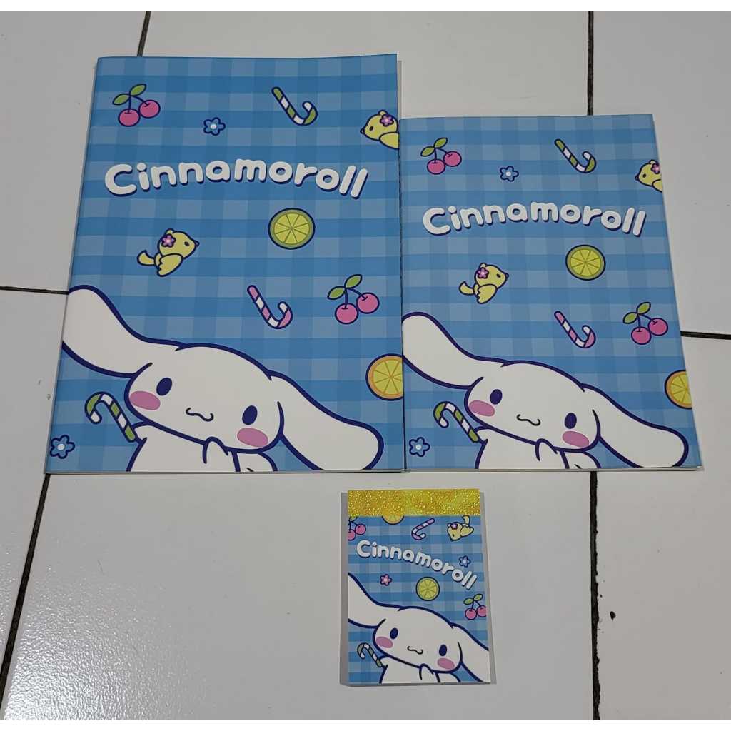 

Buku Tulis Cinnamoroll isi 3pcs