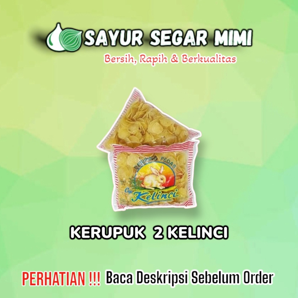 

Kerupuk Dua Kelinci Mentah 250Gram - Sᴀʏᴜʀ Sᴇɢᴀʀ ♏ɪᴍɪ