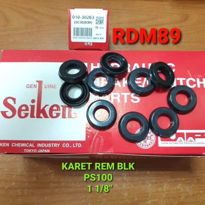 SC 30263R SEIKEN KARET REM RODA BELAKANG PS100 SC30263R 1 1/8" RING