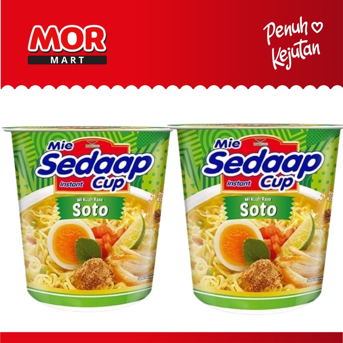

Beli 2 Lebih Murah - SEDAAP Mie Instant Cup Rasa Soto 81g
