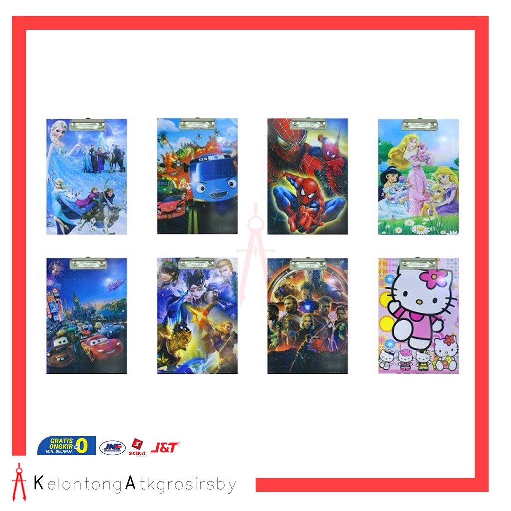 

Clipboard Whiteboard Fancy / Papan Jalan Yamata Folio F4