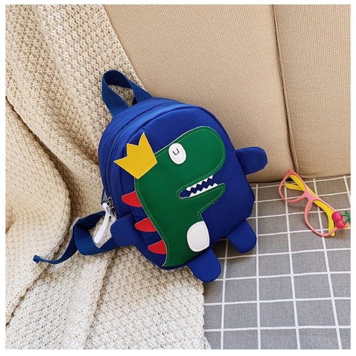 T-011  Tas Anak Cowok Karakter Dinosaurus / Tas Anak Lucu  - Hijau