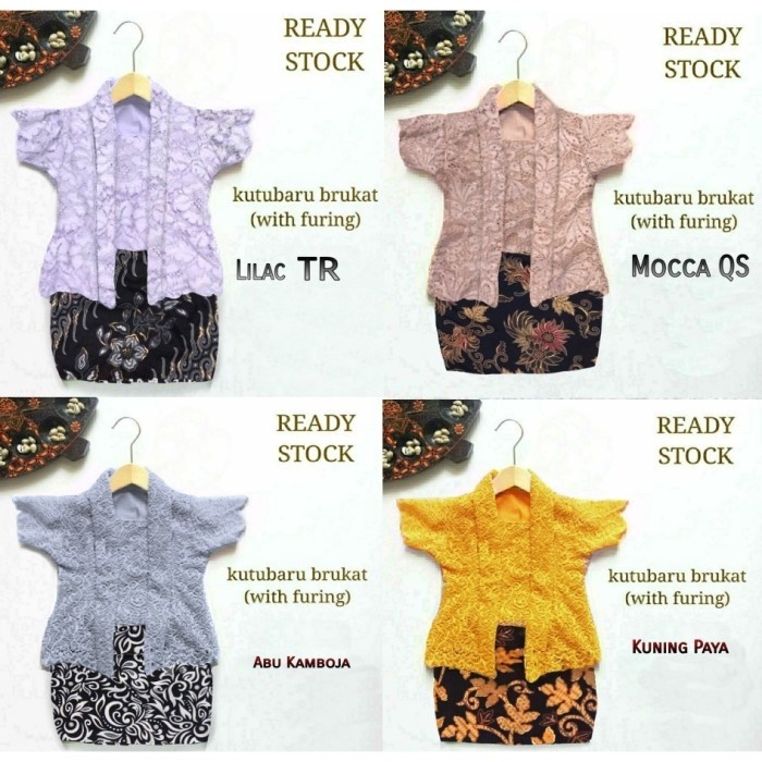 kebaya bayi/baju ulang tahun/kebaya wisuda TK paud/kebaya anak 0-4thn