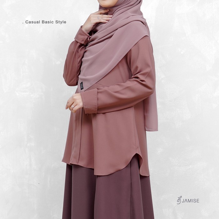 Lubna Dress - New Colour | Gamis by Jamise - Maple, S