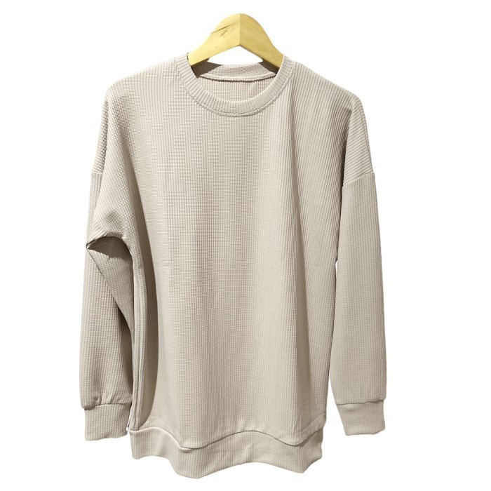 "Girya.Syo" - PASTI READY Atasan Wanita BLOUSE KAOS UNIQLO #555 - beige